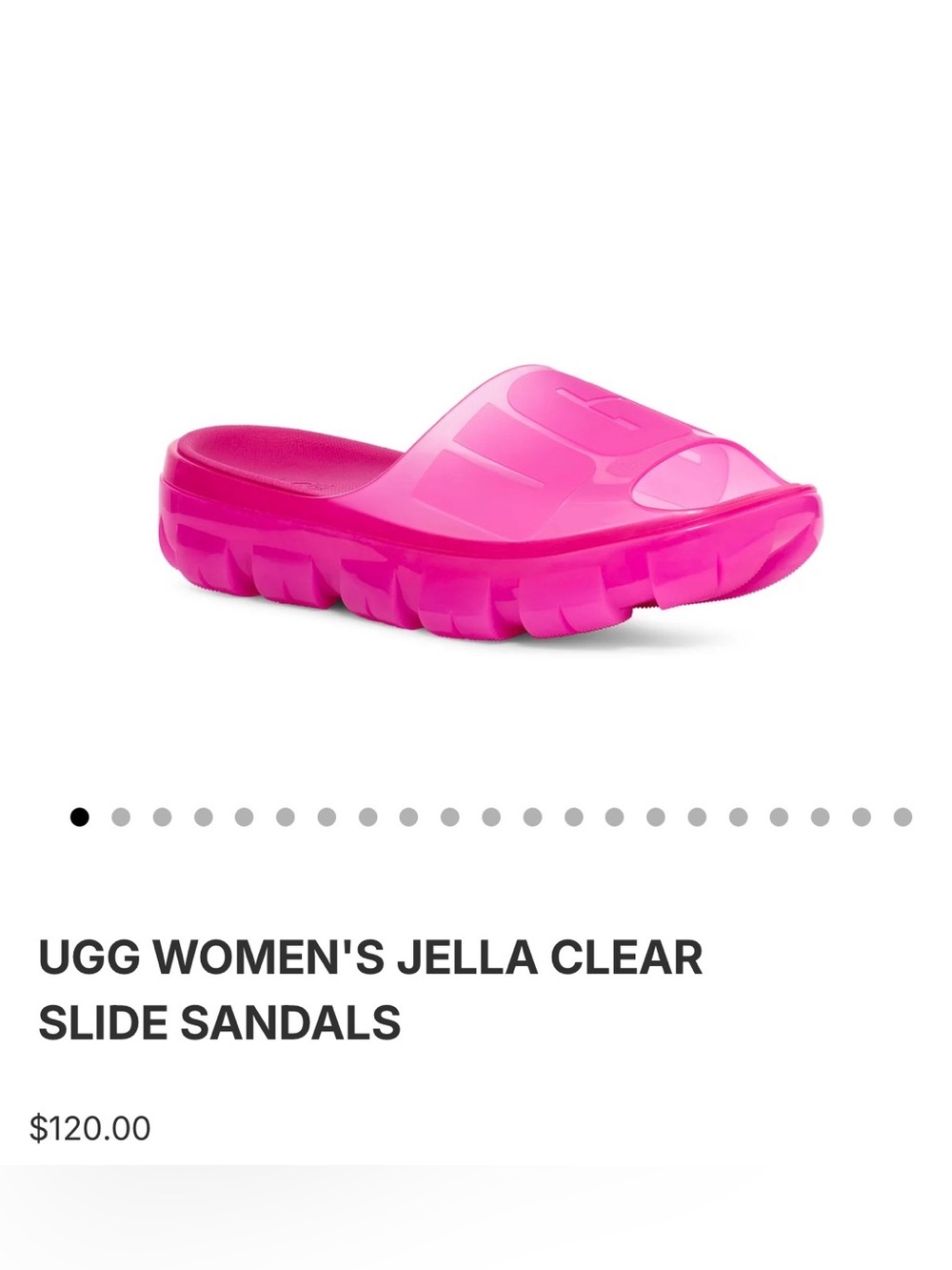 UGG Jella Slides Dragonfruit